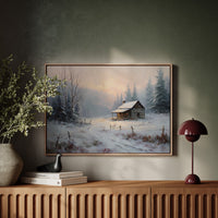 Winter Light Warms Mountain Solitude