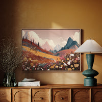 Alpine Meadows Bloom In Gold