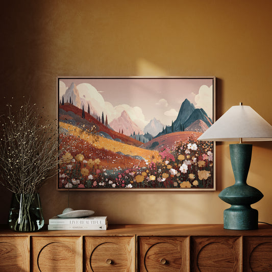 Alpine Meadows Bloom In Gold