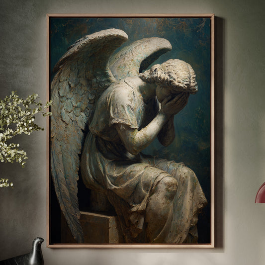 Silent Grief Beneath Feathered Wings
