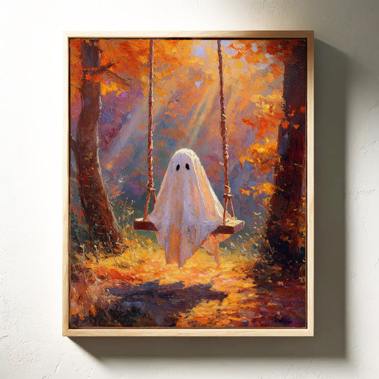 Autumn's Playful Specter
