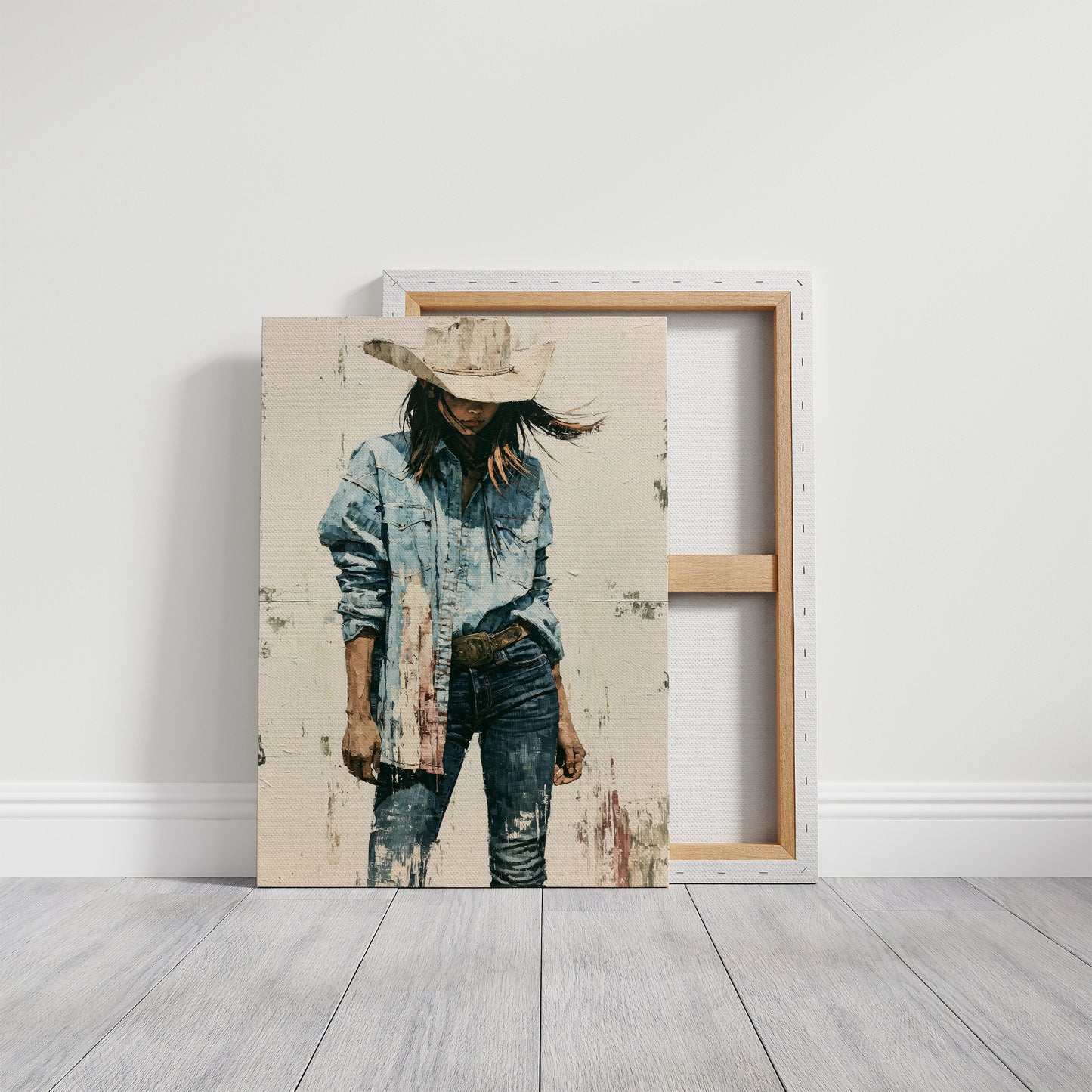 Denim, Dust, and a Wide Brim