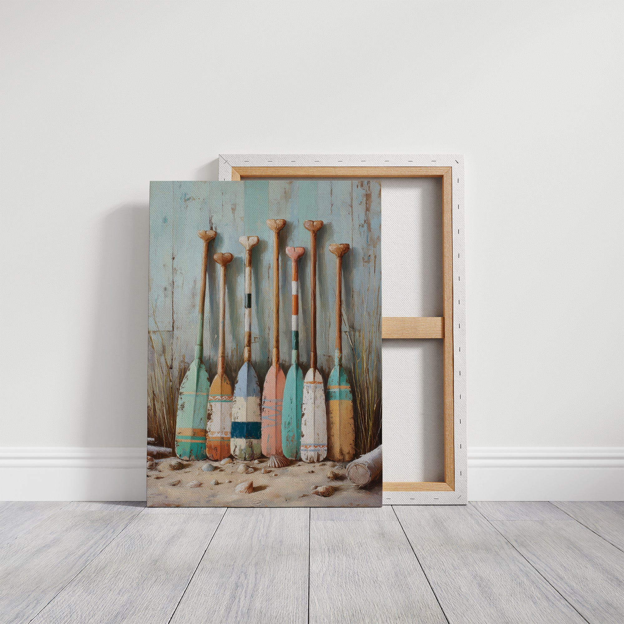 Pastel Oars Await Summer Adventures