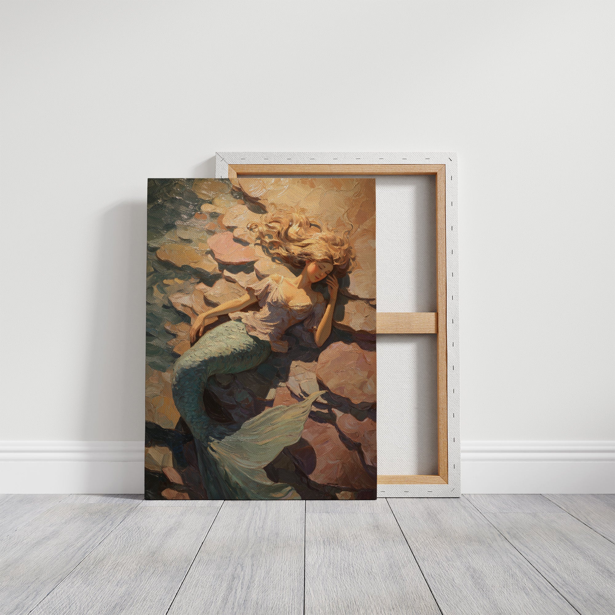 Coastal Myth Emerges From Canvas