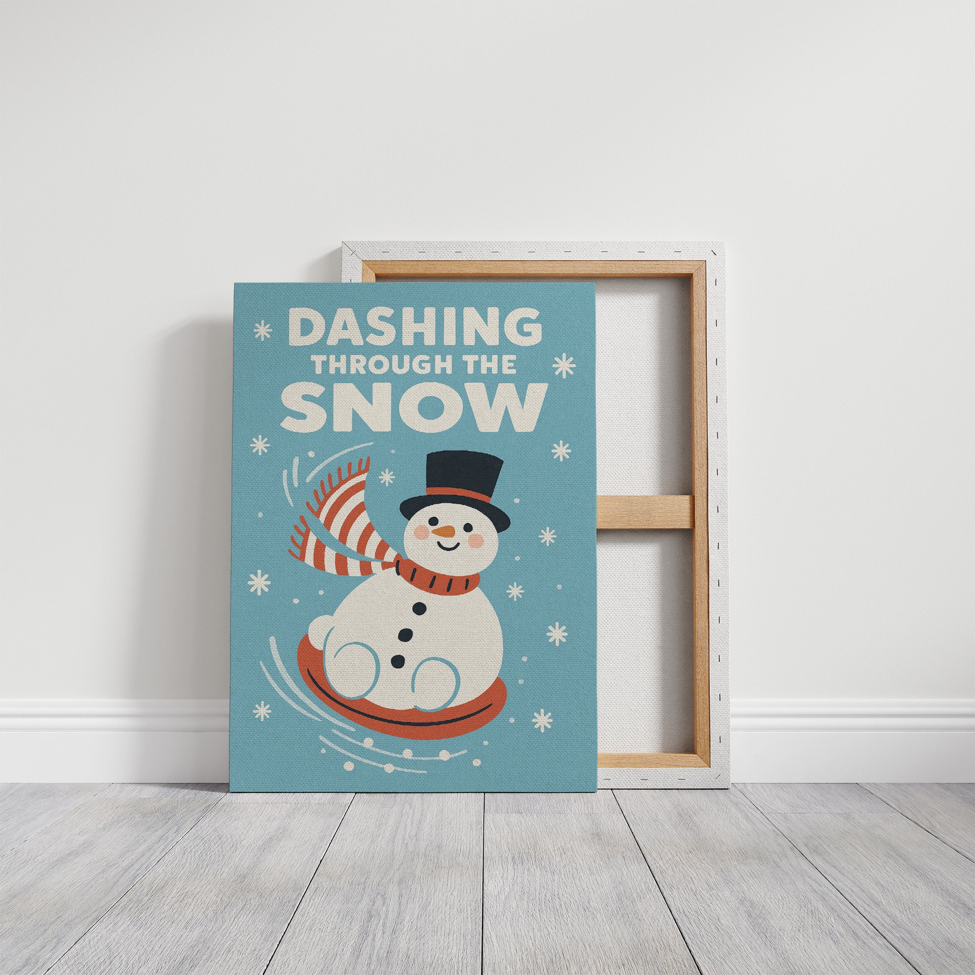 Vintage Joy On Winter Sled