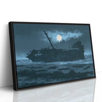 The Wreck at Moonrise
