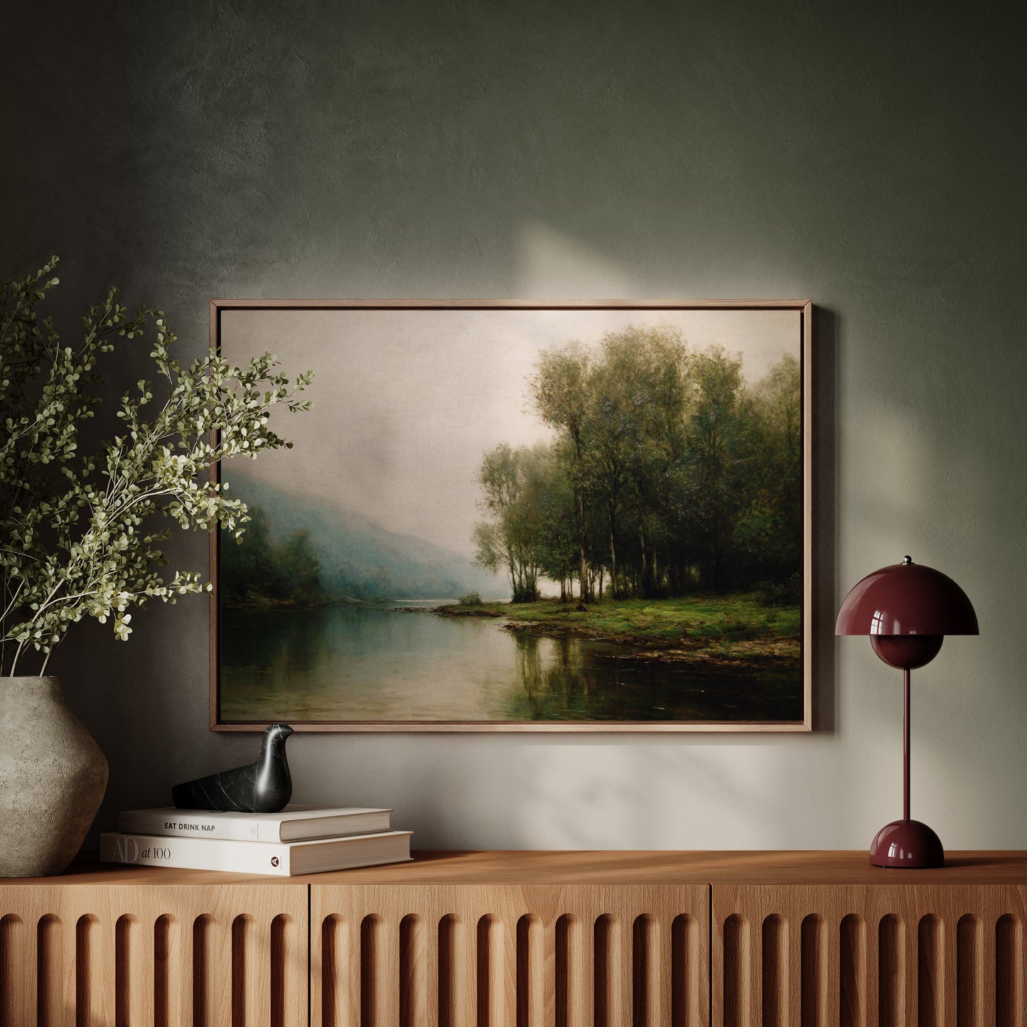 Mist Softens The River's Edge