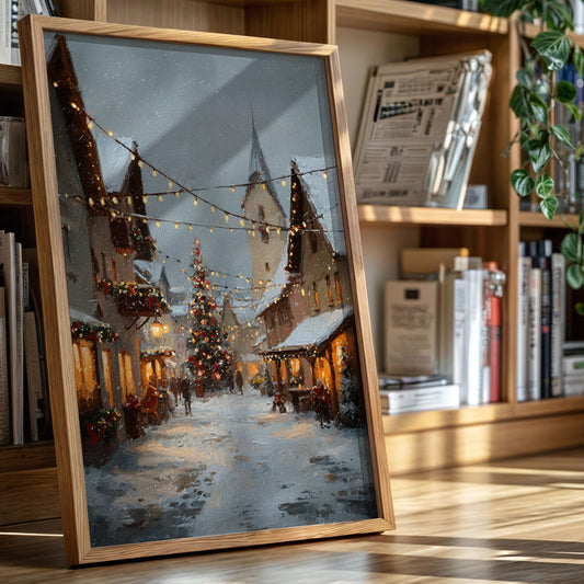 Twinkling Lights and Frosted Streets