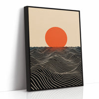 When Sun Meets the Sea's Embrace