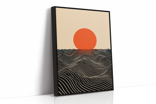 When Sun Meets the Sea's Embrace