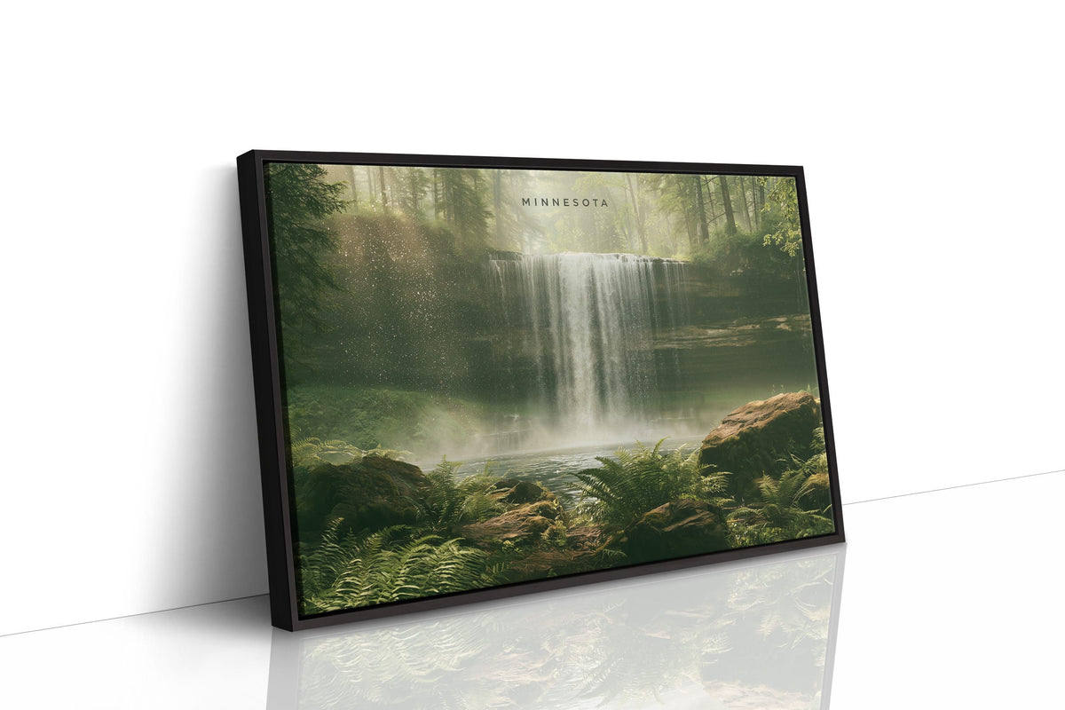 Minnesota Forest Waterfall Glow