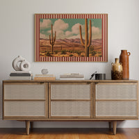 Saguaros Dance Under Turquoise Horizons