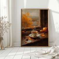 Autumn Sips and Golden Leaves