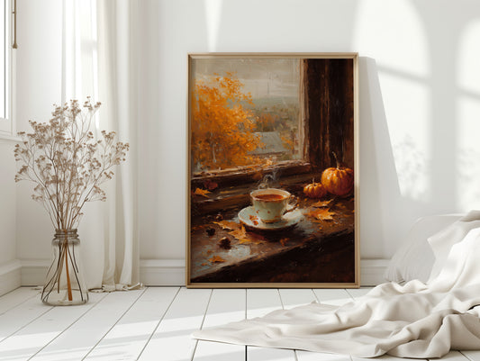 Autumn Sips and Golden Leaves