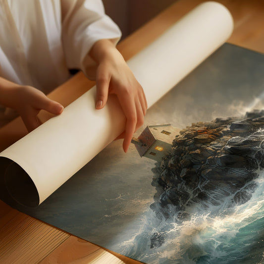 Solitary Beacon Withstands Tempest's Fury