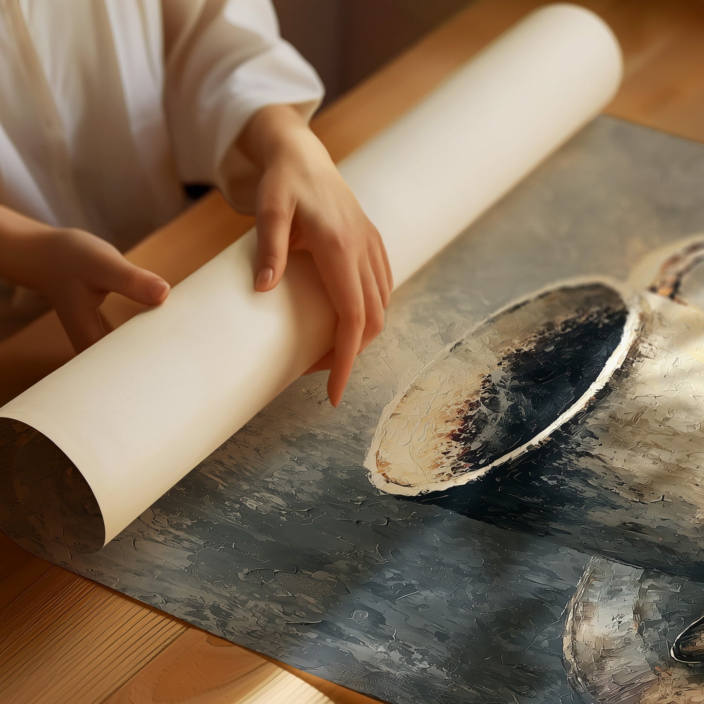 Morning Steam: A Coffee Cup Still Life