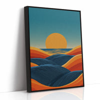 Sunset Over Rolling Dunes