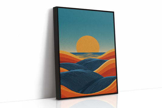 Sunset Over Rolling Dunes