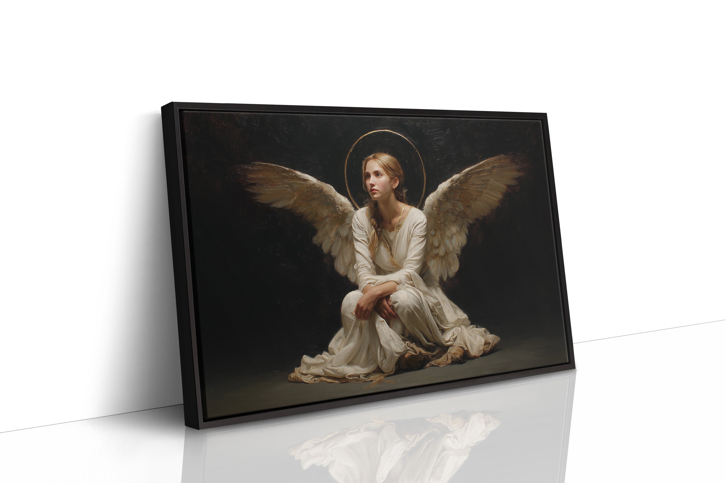 Celestial Light Meets Winter's Grace