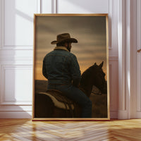 Cowboy at Dusk