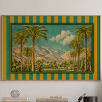 Palms Bow To Mountain Majesty