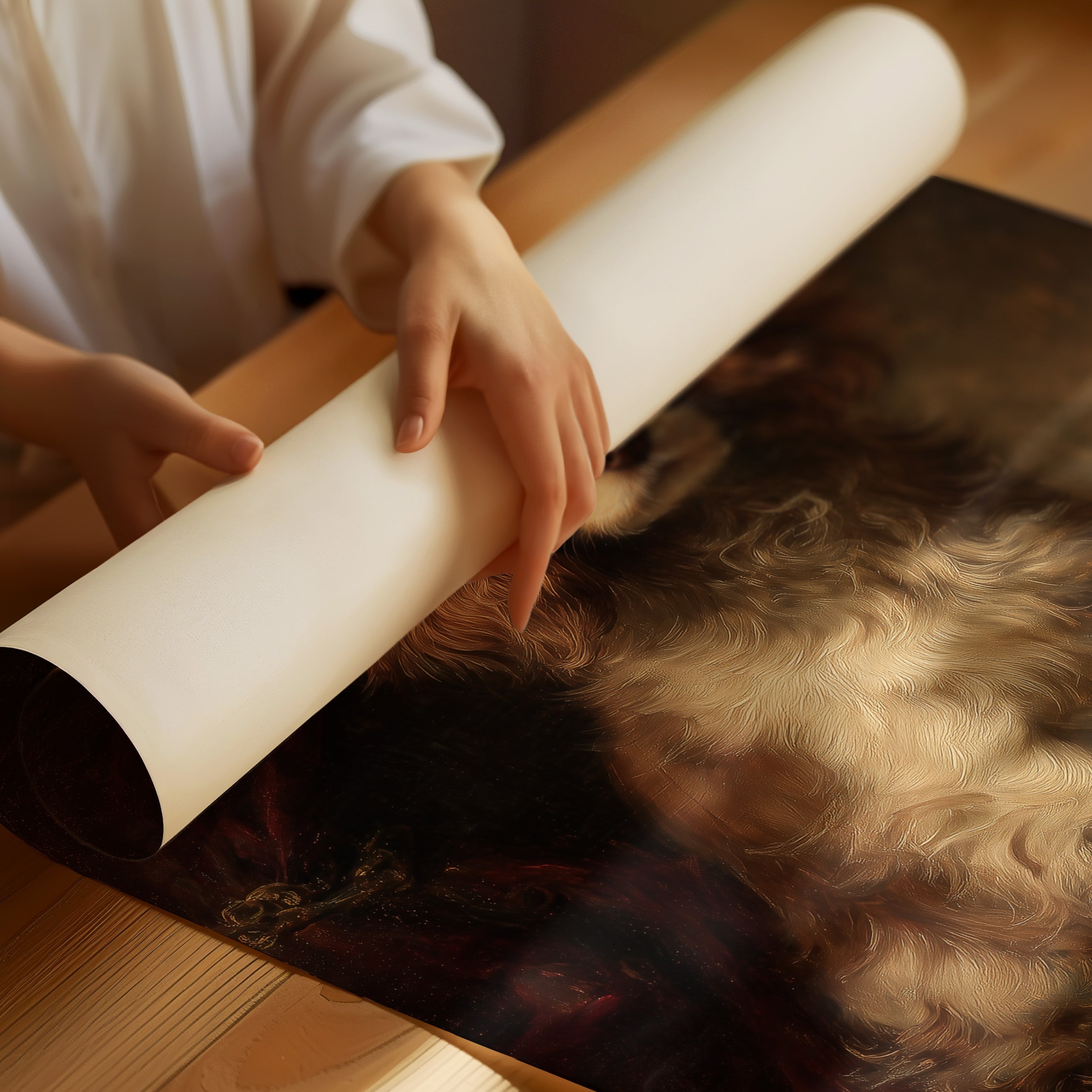 Noble Companion In Velvet Light