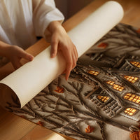 Stitched Cottage, Pumpkin Harvest