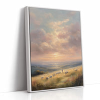 Shepherd's Solace Under Pastel Skies