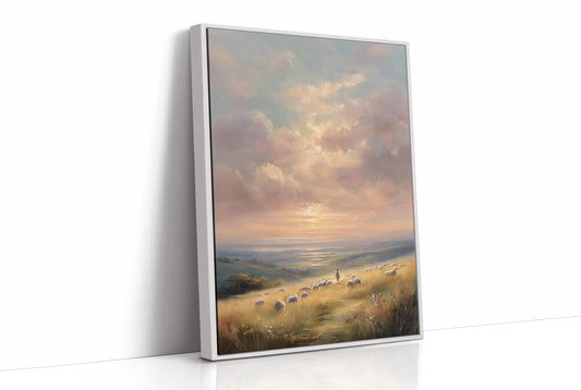 Shepherd's Solace Under Pastel Skies
