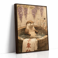 Otter's Bath Under Wisteria Blooms