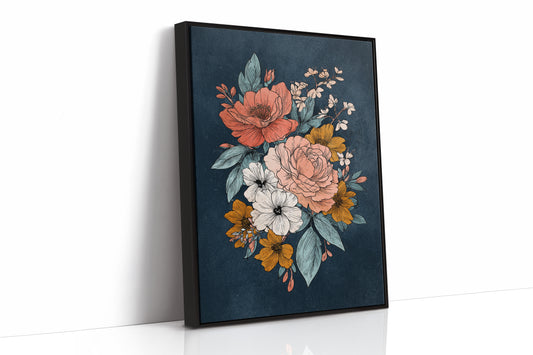 Bouquet Beneath a Midnight Sky