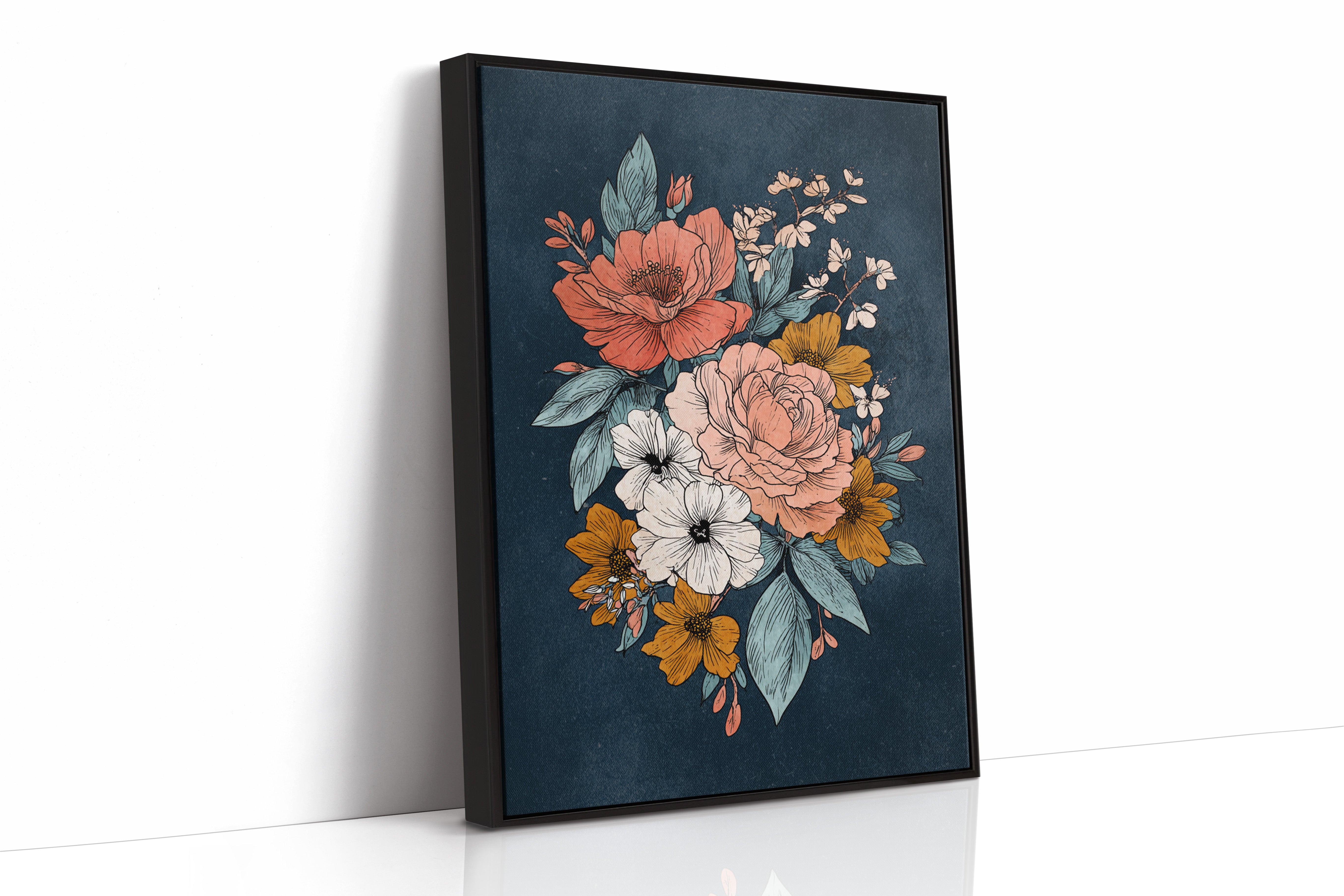 Bouquet Beneath a Midnight Sky