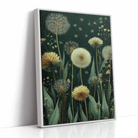 Dandelions Dance Under Midnight Stars