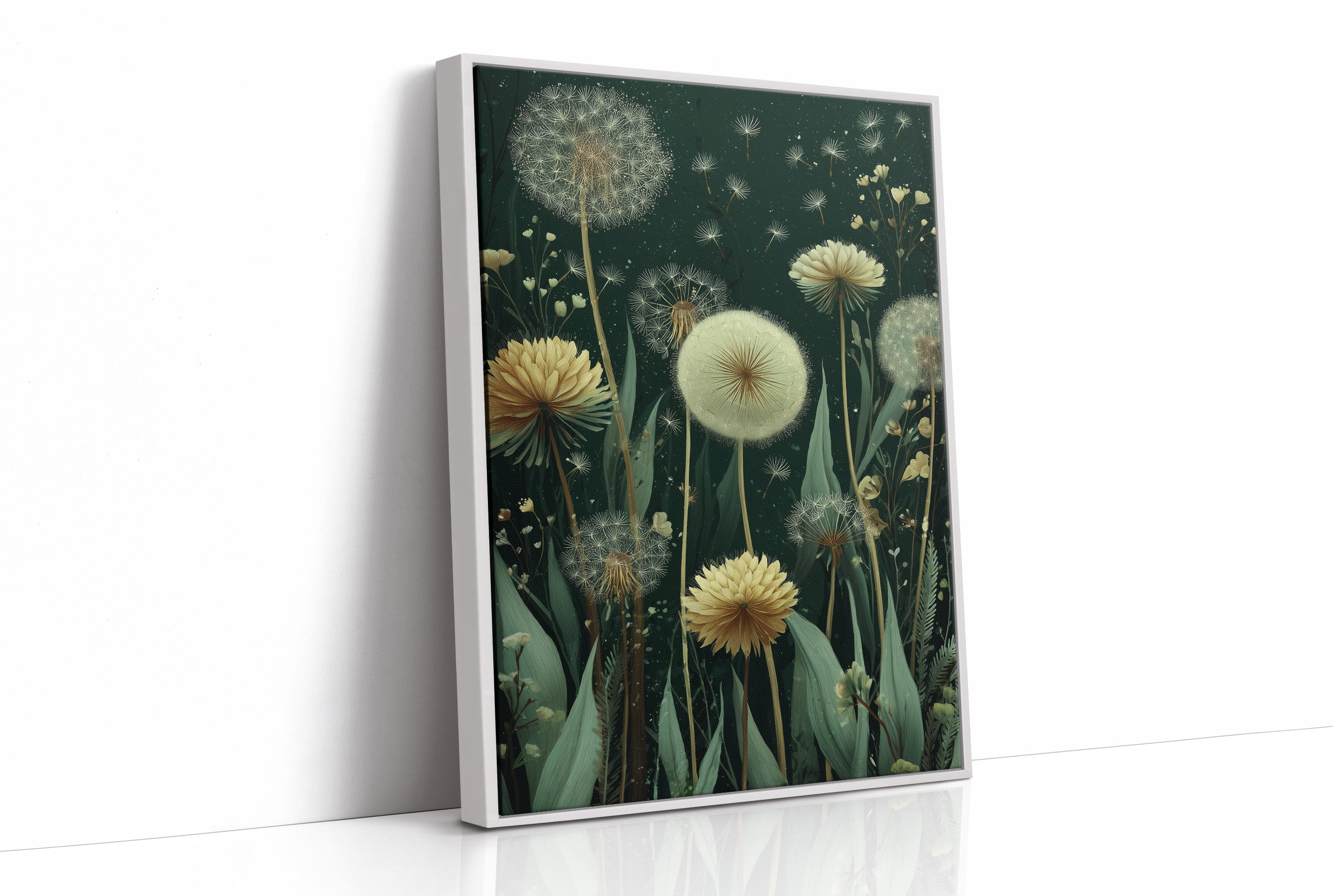 Dandelions Dance Under Midnight Stars