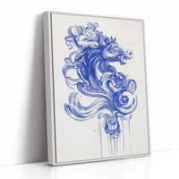 Wild Horses Dance In Indigo
