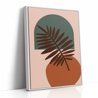 Foliage Dances Against Soft Canvas