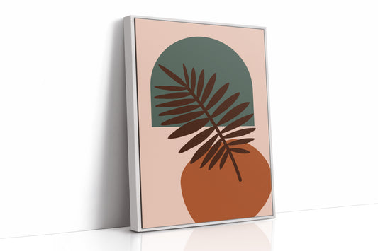 Foliage Dances Against Soft Canvas