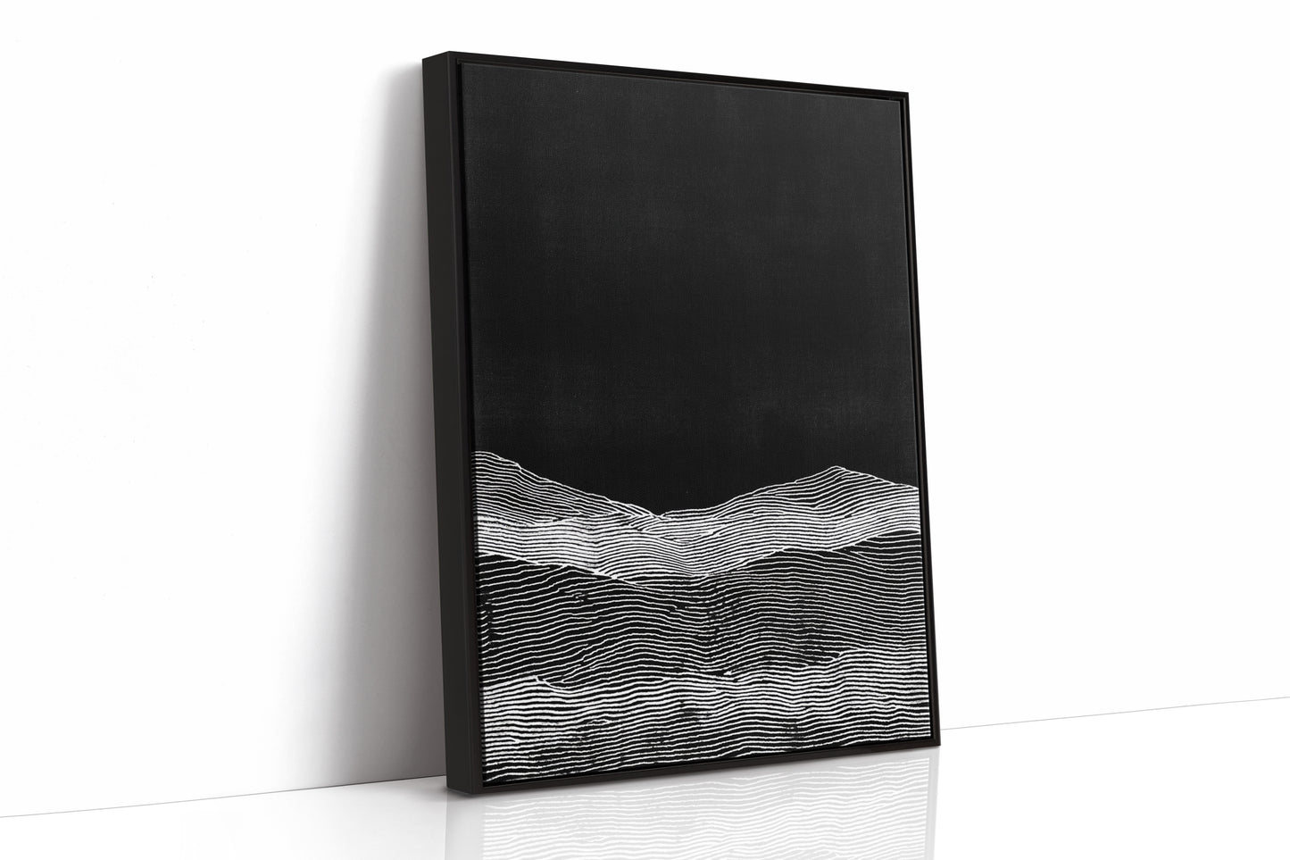 Silent Waves Beneath Midnight Skies
