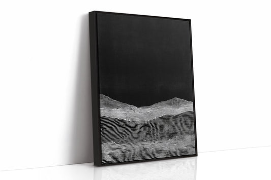 Silent Waves Beneath Midnight Skies