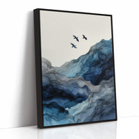 Flight Over Cerulean Peaks