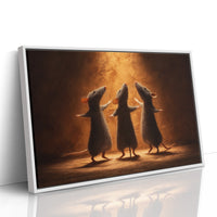 Three Mice Circle Amber Light