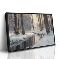 Winter Creek Finds Golden Light