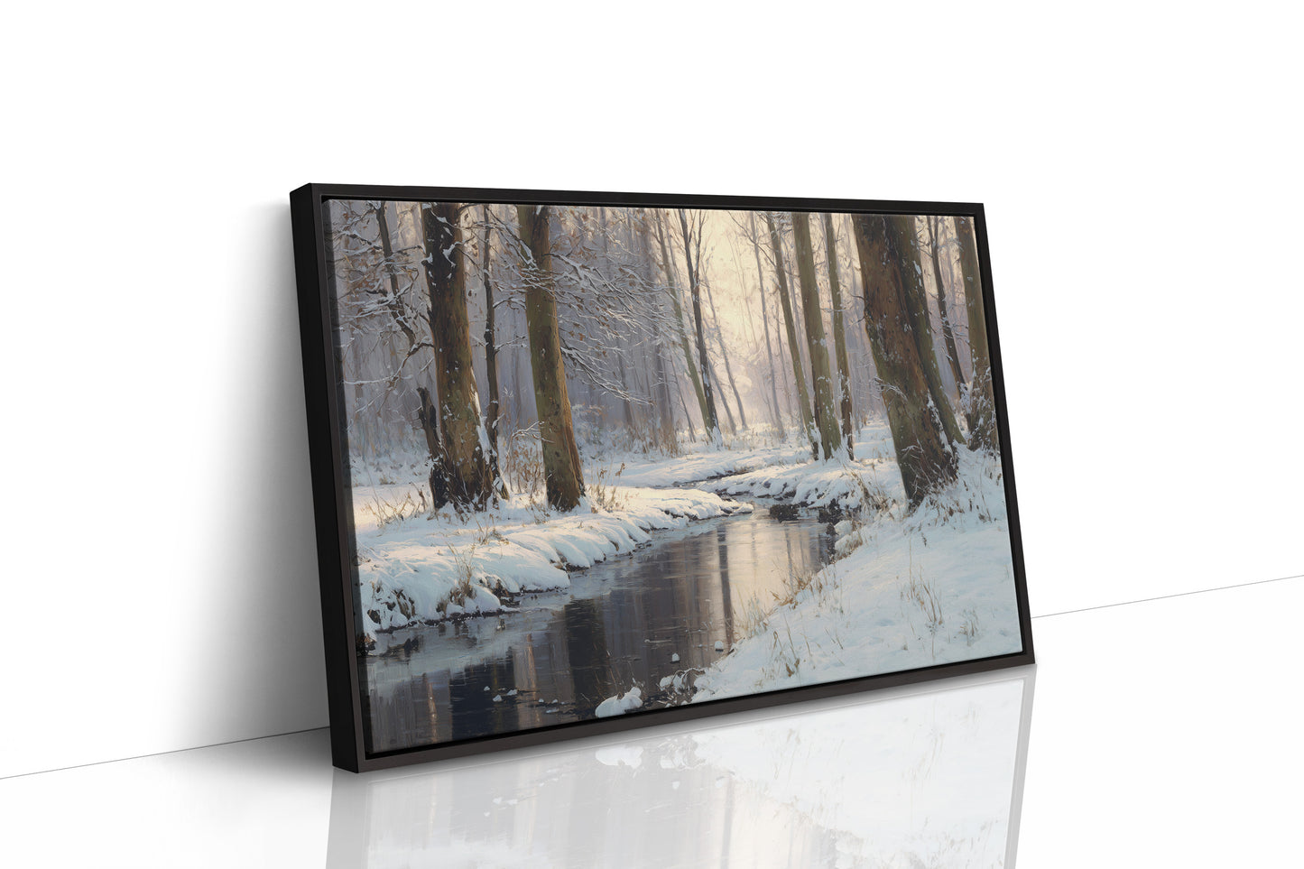 Winter Creek Finds Golden Light