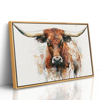 Longhorn in Ink and Rust