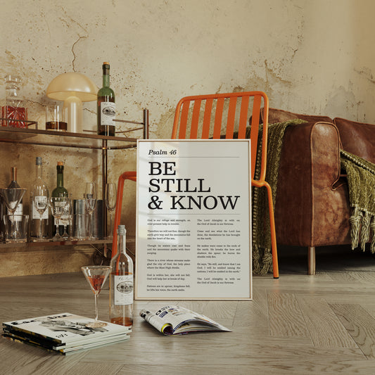 Be Still and Know Psalm 46
