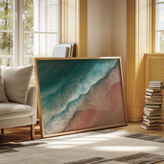 Tides Crafting Their Own Canvas