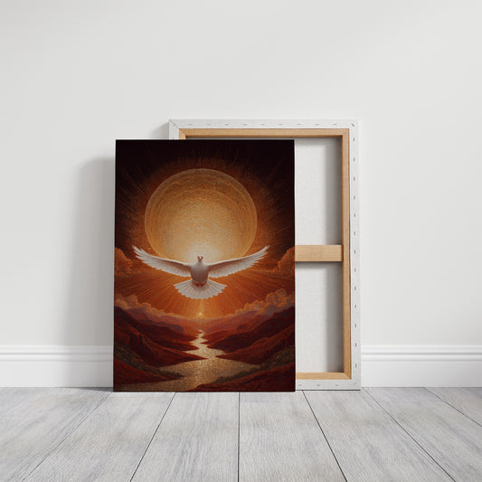 Divine Messenger Over Golden Canyon