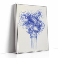 Corinthian Dreams In Cobalt Blue