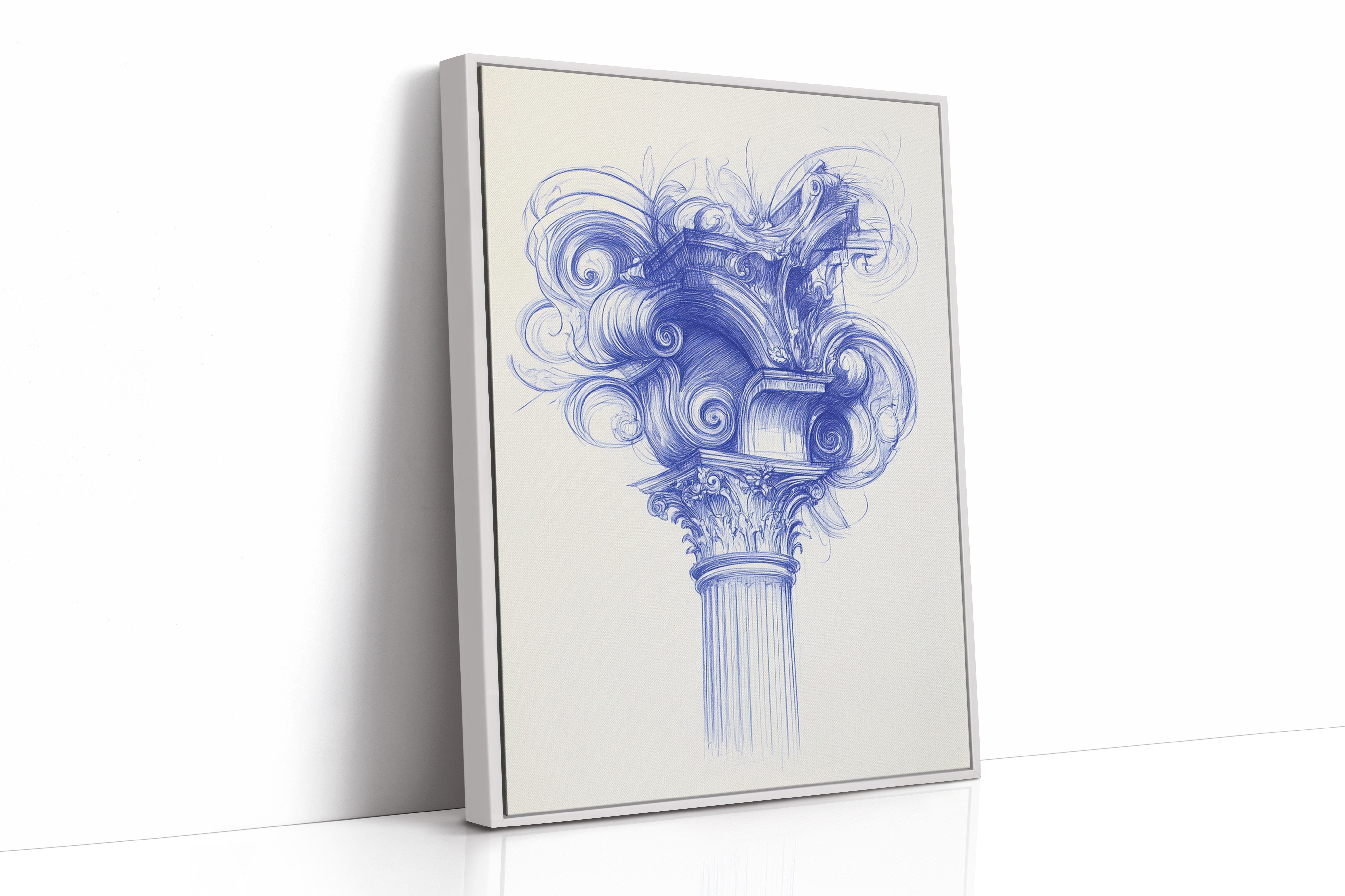 Corinthian Dreams In Cobalt Blue
