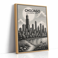 Chicago in Woodcut
